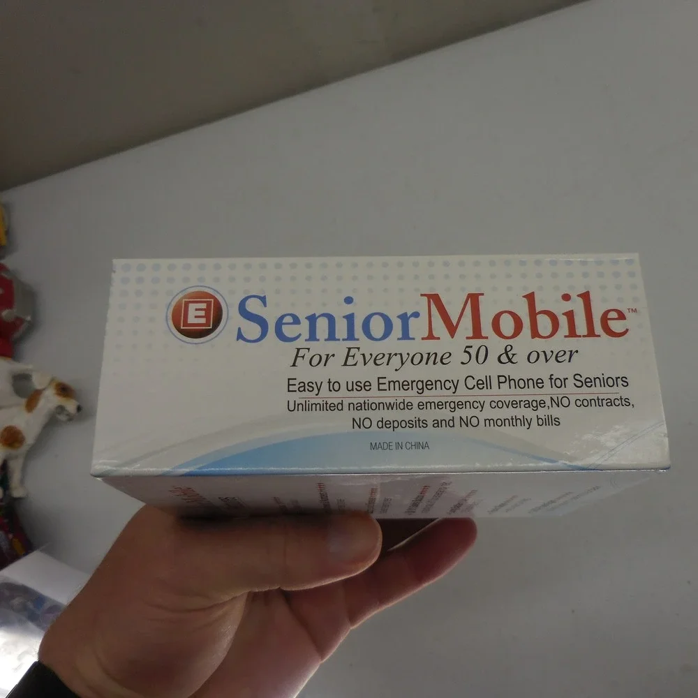 Senior Mobile W60 Free Emergency Calling Phone New Battery Tested